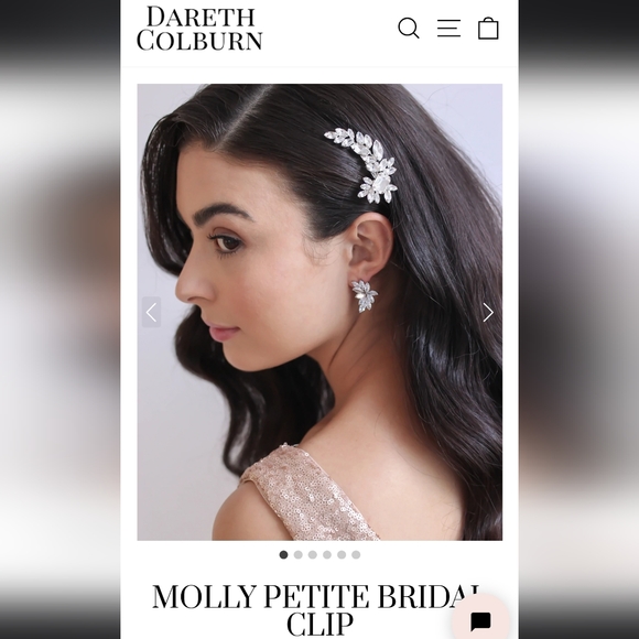 Dareth Colburn Bridal Clip - Picture 3 of 4